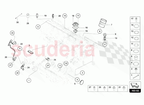 Part Diagram for Lamborghini 06H906433D