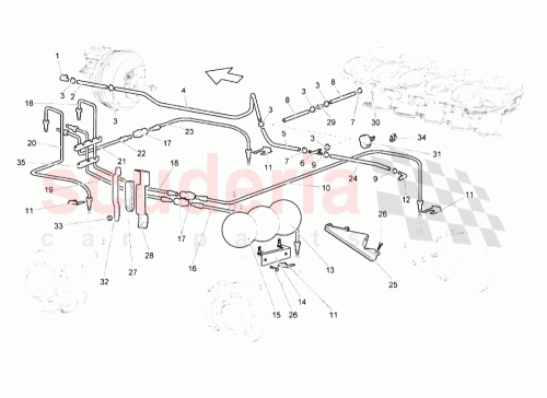 Part Diagram for Lamborghini 400611762A