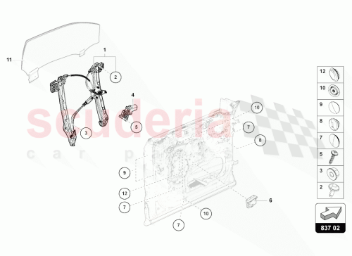 Part Diagram for Lamborghini 4K0959802