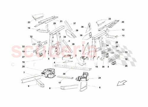 Part Diagram for Lamborghini 407810297A
