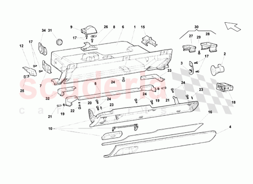 Part Diagram for Lamborghini 401857155