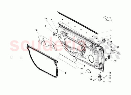 Part Diagram for Lamborghini 4E0831412