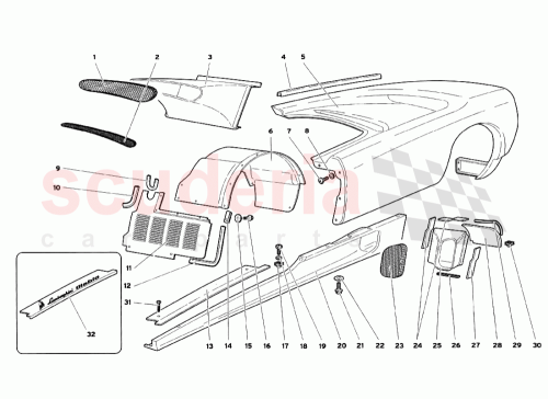 Part Diagram for Lamborghini 009410009