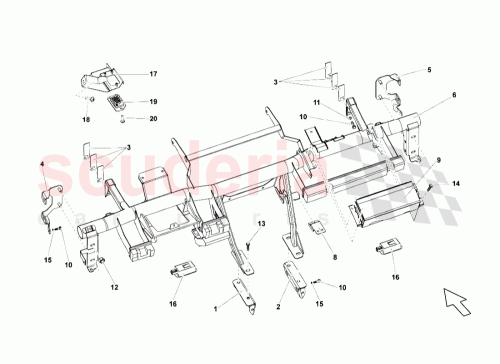 Part Diagram for Lamborghini 401947308