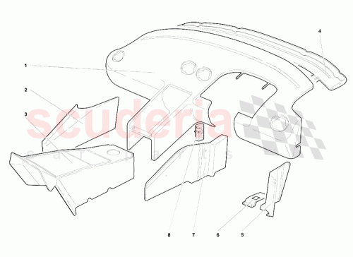 Part Diagram for Lamborghini 9458453