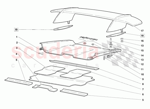 Part Diagram for Lamborghini 006128567