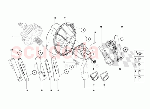 Part Diagram for Lamborghini N91108701