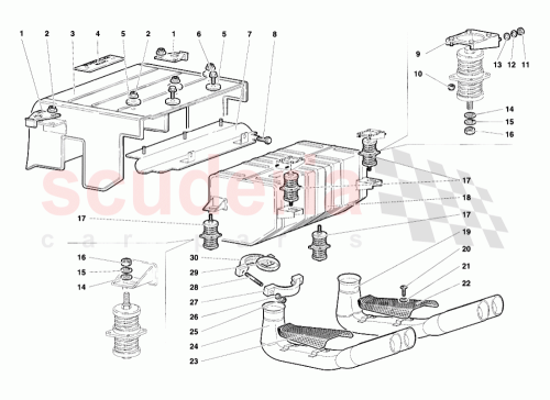 Part Diagram for Lamborghini 004434876