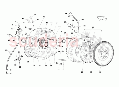 Part Diagram for Lamborghini 086141671L
