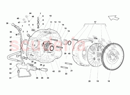 Part Diagram for Lamborghini 086141671M