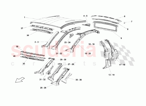 Part Diagram for Lamborghini 418817299