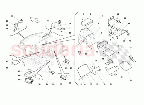 Part Diagram for Lamborghini 400907285C