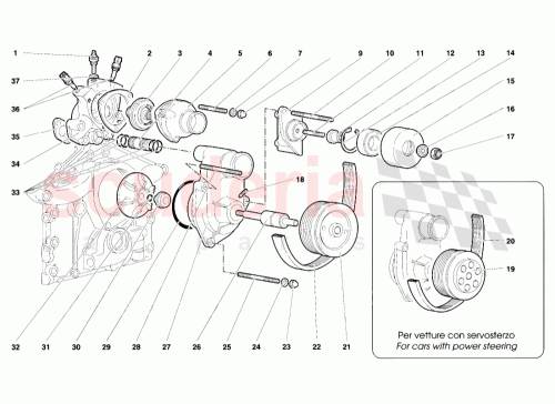 Part Diagram for Lamborghini 008301004