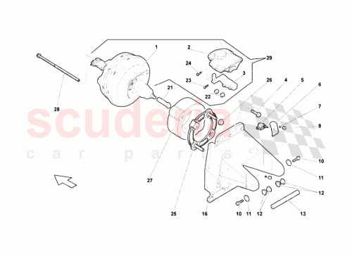 Part Diagram for Lamborghini 400721589A