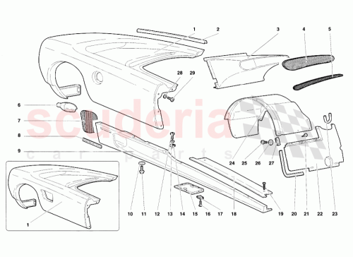 Part Diagram for Lamborghini 009410011