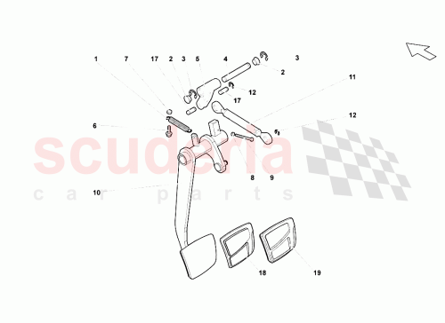 Part Diagram for Lamborghini 401721313B