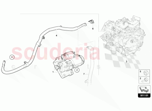 Part Diagram for Lamborghini 4S0971224A