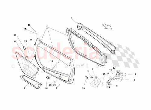 Part Diagram for Lamborghini 400867196E