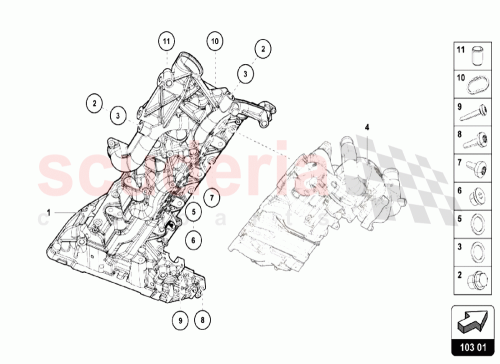 Part Diagram for Lamborghini N0138326