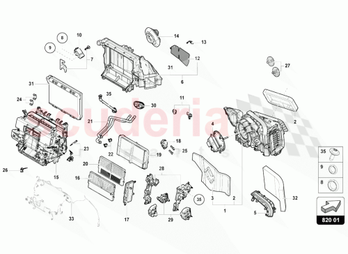 Part Diagram for Lamborghini 4M0898037C