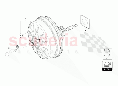 Part Diagram for Lamborghini 9Y0612103