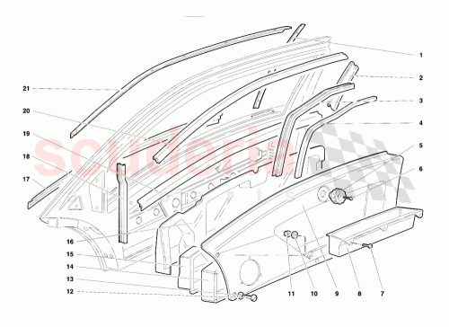 Part Diagram for Lamborghini 009421415