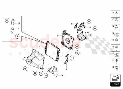 Part Diagram for Lamborghini 4T0807161A