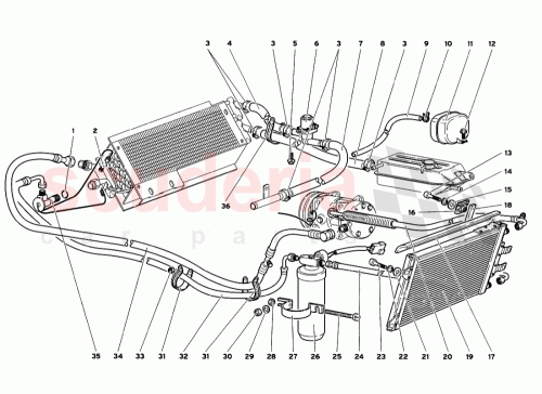 Part Diagram for Lamborghini 004535415