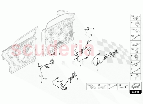 Part Diagram for Lamborghini 4ML971036M