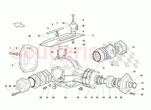 Part Diagram for Lamborghini 01S409448D