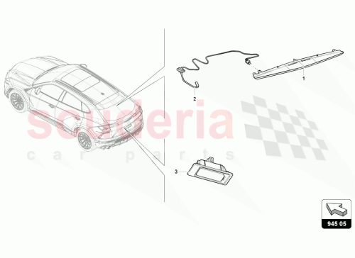 Part Diagram for Lamborghini 4ML945097