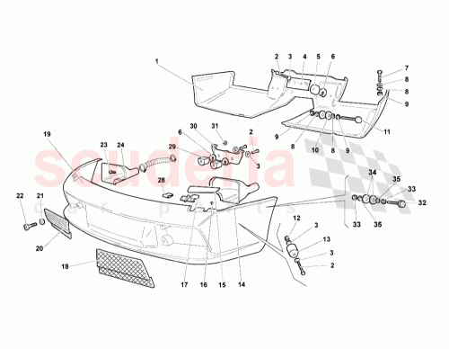 Part Diagram for Lamborghini 410807331