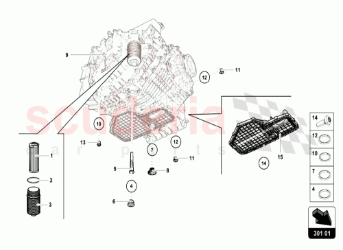 Part Diagram for Lamborghini 0BZ398359A