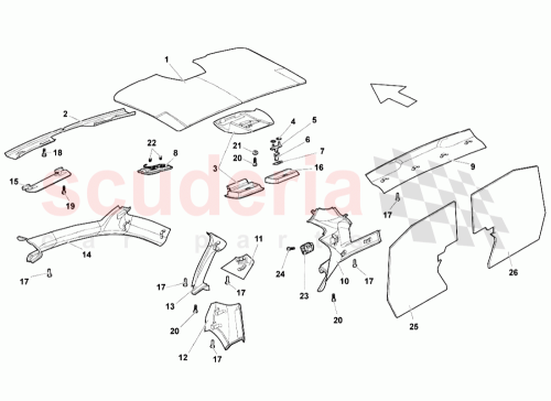 Part Diagram for Lamborghini 418857552002
