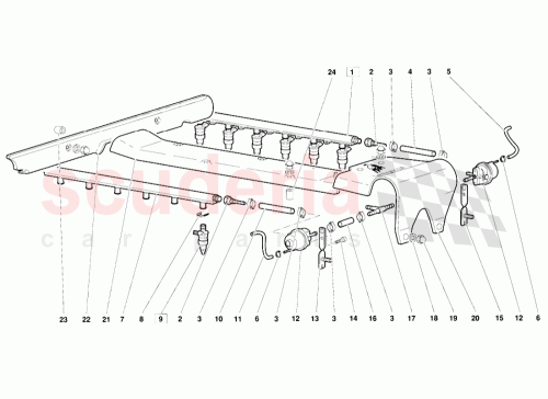 Part Diagram for Lamborghini 002032829