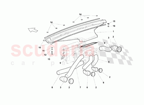 Part Diagram for Lamborghini 410819320A