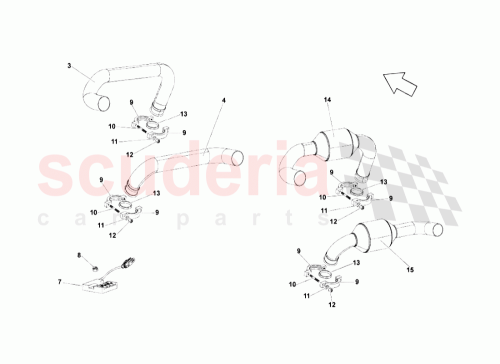 Part Diagram for Lamborghini 07M251154B