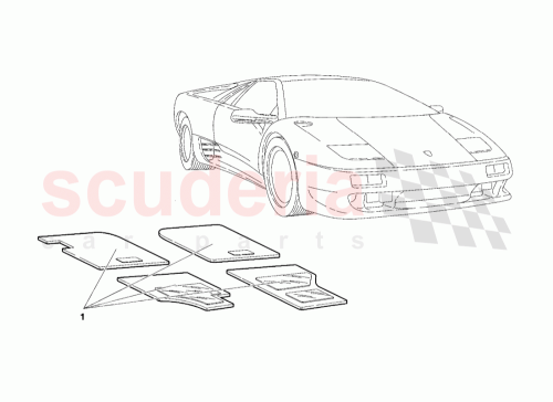 Part Diagram for Lamborghini 009458044