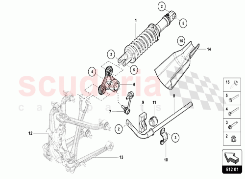 Part Diagram for Lamborghini 470512019AH