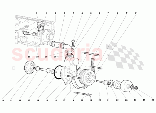 Part Diagram for Lamborghini 001726539