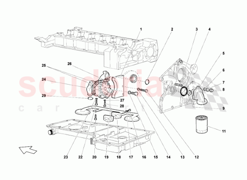 Part Diagram for Lamborghini N01024230