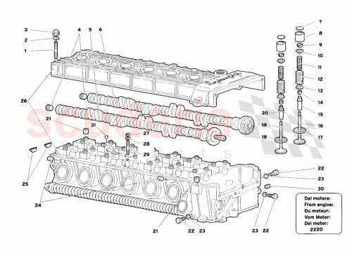 Part Diagram for Lamborghini 460132007