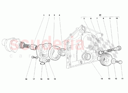 Part Diagram for Lamborghini 001532187