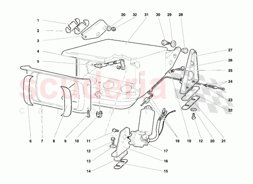 Part Diagram for Lamborghini 009444125