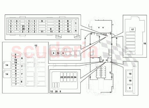 Part Diagram for Lamborghini 407971258D