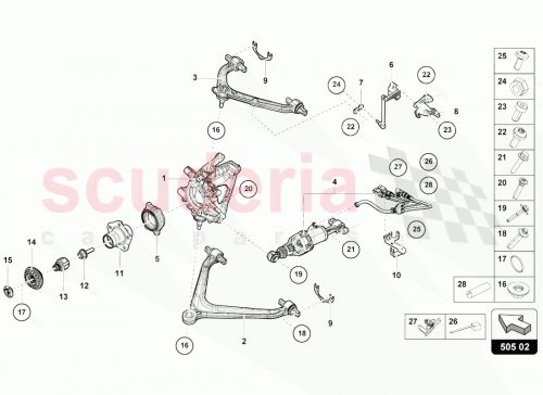 Part Diagram for Lamborghini 4T0941287A