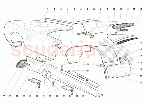 Part Diagram for Lamborghini 009453146