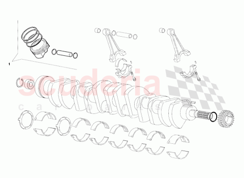 Part Diagram for Lamborghini 001433968