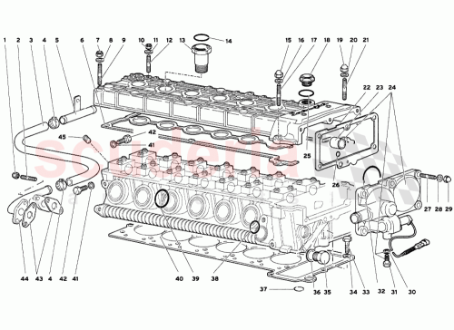 Part Diagram for Lamborghini 0011006480