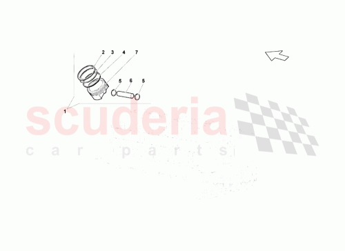 Part Diagram for Lamborghini 07M107075C